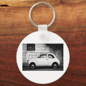 Fiat 500 Rom, Italien Schlüsselanhänger (Vorderseite)