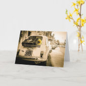 Fiat 500 Rom Karte (Gelbe Blume)