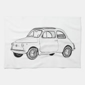 Fiat 500 Topolino Handtuch (Horizontal)