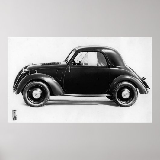 Fiat 500 Topolino Poster (Vorne)