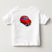 Fiat 500 Vespino 50 Kleinkind T-shirt (Rückseite)