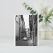 Fiat Cinquecento in Verona Postkarte (Stehend Vorderseite)