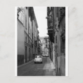 Fiat Cinquecento in Verona Postkarte (Vorderseite)