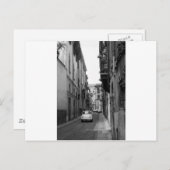 Fiat Cinquecento in Verona Postkarte (Vorne/Hinten)