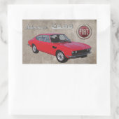 FIAT DINO 2400 AUFKLEBER (Tasche)