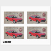 FIAT DINO 2400 STICKER (Blatt)
