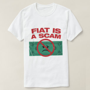 FIAT IST EIN BETRUG - Bitcoin Herren T-Shirt