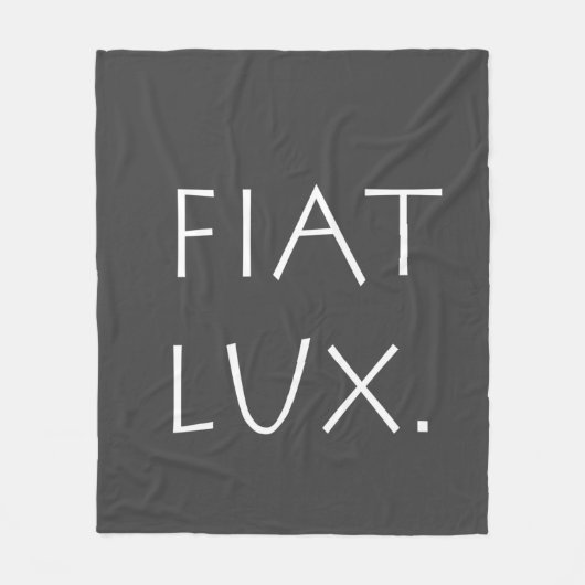 Fiat Lux Fleecedecke (Vorderseite)
