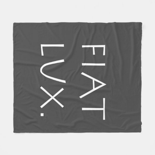 Fiat Lux Fleecedecke (Vorderseite (Horizontal))