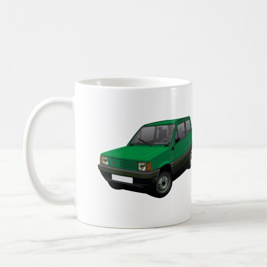 Fiat Panda 30 / 45 grün Kaffeetasse (Links)