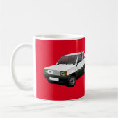 Fiat Panda 30 / 45 rot Kaffeetasse (Links)