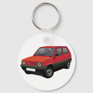 Fiat Panda 30 / 45 rot Schlüsselanhänger