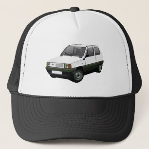 Fiat Panda 45 mk1 weiß Truckerkappe