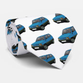Fiat Panda blau Krawatte (Gerollt)
