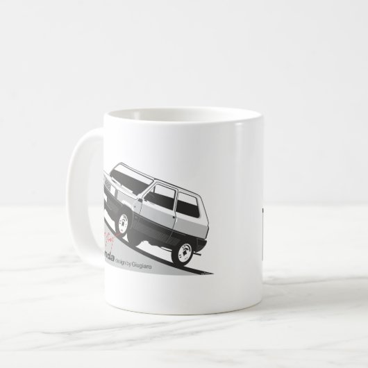 Fiat Panda von Giugiaro Kaffeetasse (Vorderseite Links)