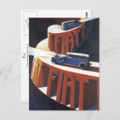 Fiat Postkarte (Vorne/Hinten)