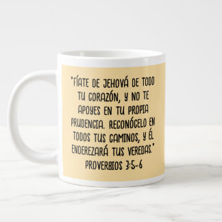 "Fíate de Jehová de todo tu corazóProverbios 3:5-6 Jumbo-Tasse