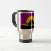 FiatLingua auf Flaggen-Reise-Tasse Reisebecher (Vorderseite Links)
