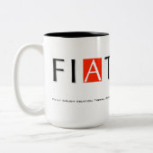 FIATS-TASSE ZWEIFARBIGE TASSE (Links)
