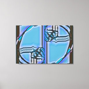 FIB 369   Blues, Fibonacci Leinwanddruck