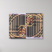 FIB 369 | Geschlossene Shutter, Fibonacci Leinwanddruck (Vorderseite)