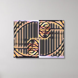 FIB 369   Geschlossene Shutter, Fibonacci Leinwanddruck