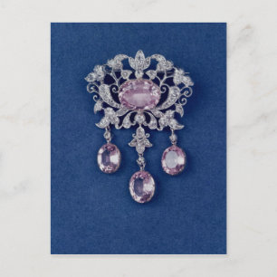 Fibel in Form einer Blume, c.1780 Postkarte