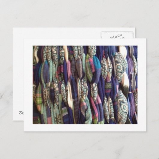 Fiber Arts Weaving Postkarte von Willowcatdesigns (Vorne/Hinten)