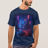 Fiber Optic Cityscape T-Shirt (Vorderseite)