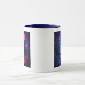 Fiber Optic Cityscape Tasse (Zentrum)
