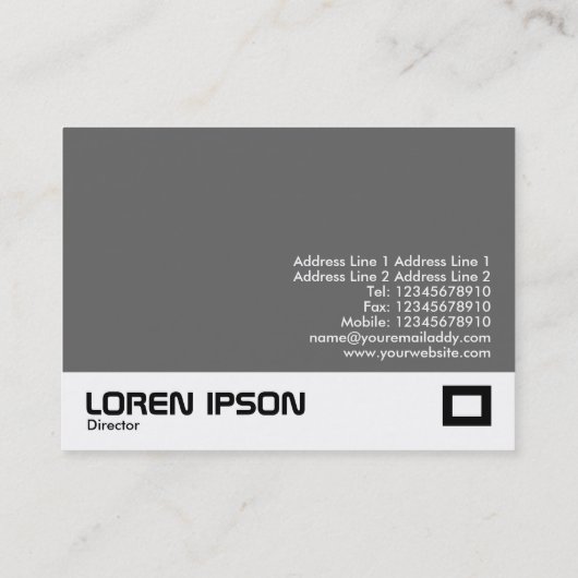 Fiber Optic Visitenkarte (Rückseite)