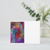 FIBER Threads Spaghetti - Sparkle Grafik Postkarte (Stehend Vorderseite)