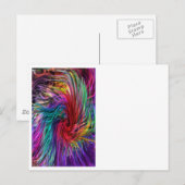FIBER Threads Spaghetti - Sparkle Grafik Postkarte (Vorne/Hinten)
