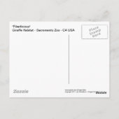 fiberlisch postkarte (Rückseite)