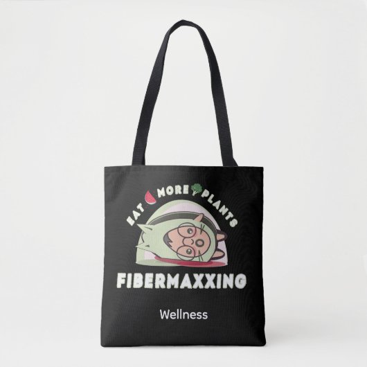 Fibermaxxing eat more plants tasche (Vorderseite)