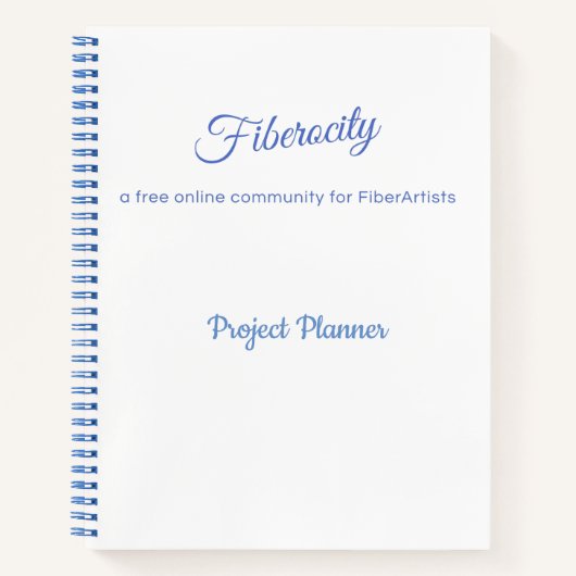 Fiberocity-Projektplaner Notizblock (Vorderseite)