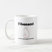 Fibonacci bildete Körper Übergewicht Fettleibigkei Kaffeetasse (Links)