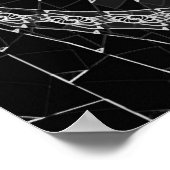 Fibonacci Black, Poster (Ecke)