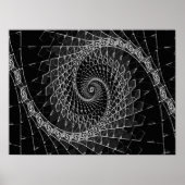 Fibonacci Black, Poster (Vorne)