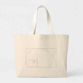 Fibonacci_Blocks Jumbo Stoffbeutel