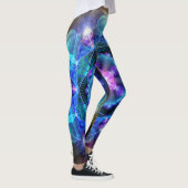 Fibonacci-Blumemandala-Leggings Leggings (Rechts)