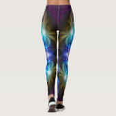 Fibonacci-Blumemandala-Leggings Leggings (Rückseite)