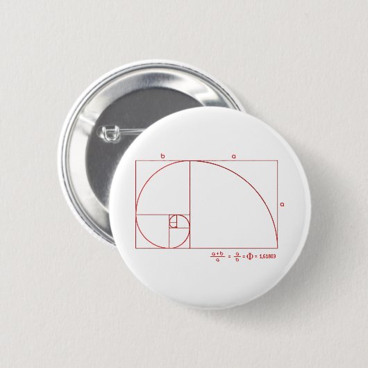 Fibonacci Button (Vorne & Hinten)