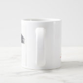 Fibonacci Corvid Links-Handed Jumbo-Tasse (Rückseite)