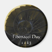 Fibonacci Day Magnet (Vorne)