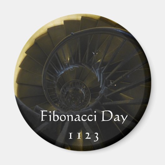 Fibonacci Day Magnet (Vorne)