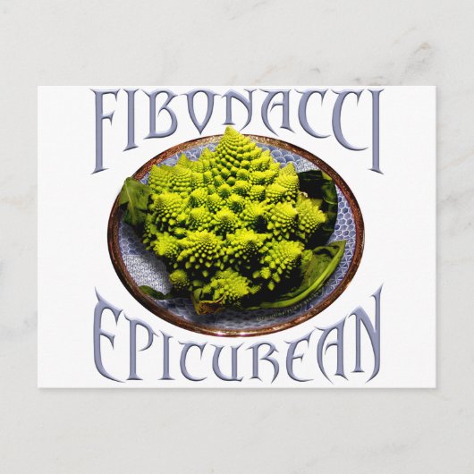 Fibonacci Epicurean Postkarte (Vorderseite)