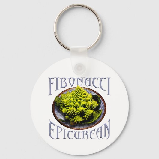 Fibonacci Epicurean Schlüsselanhänger (Vorderseite)