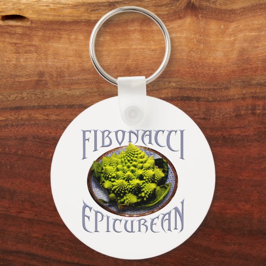Fibonacci Epicurean Schlüsselanhänger (Vorderseite)