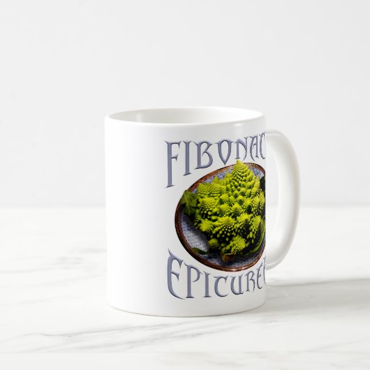 Fibonacci epikureisch kaffeetasse (VorderseiteRechts)